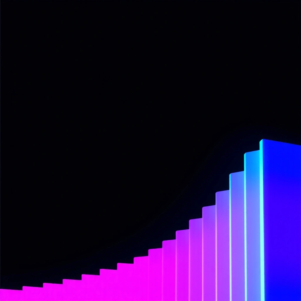 Abstract data visualization background